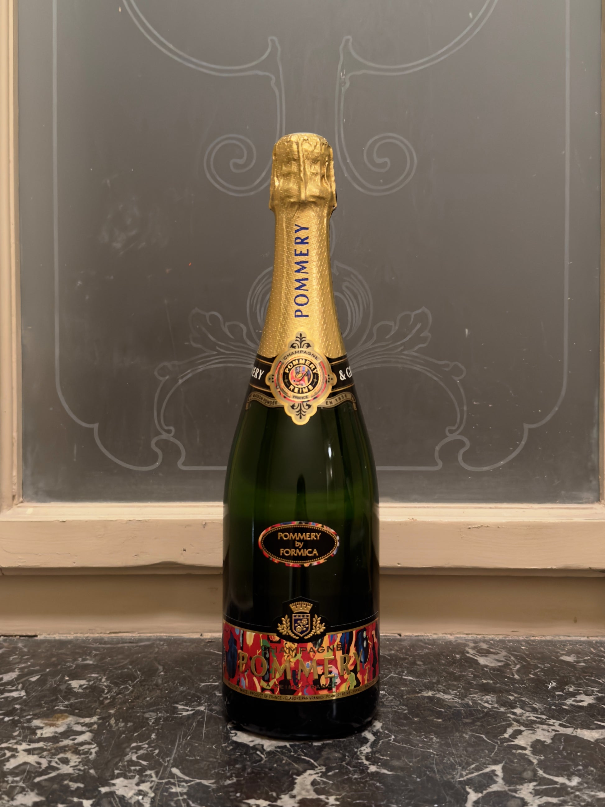CHAMPAGNE POMMERY BY FORMICA BRUT ROYAL NOIR LIMITED EDITION 75 cL GIFT BAG