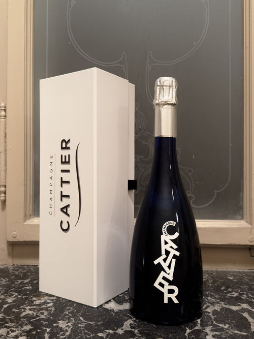 Cattier Saphir Premier Cru Brut 75 cL gift box, gift bag