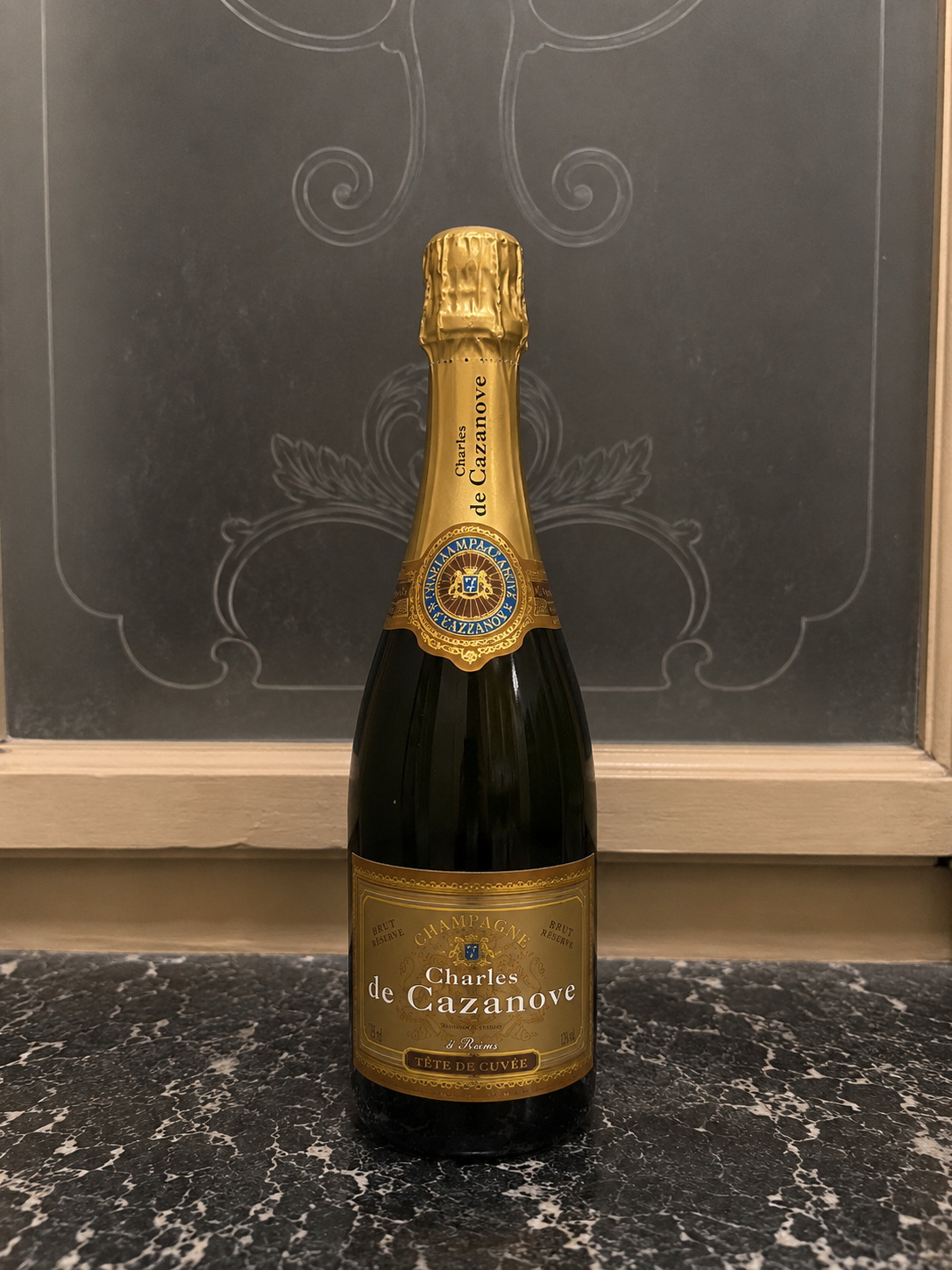 Charles de Cazanove Brut Réserve Tête de Cuvée 75 cL