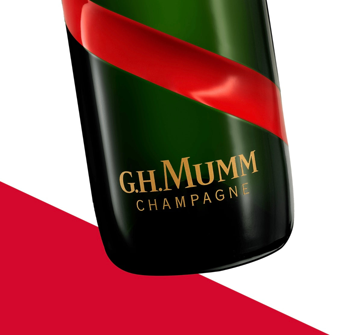 G.H.MUMM GRAND CORDON BRUT COFFRET 75 cL SET SE DVĚMI SKLENIČKAMI, GIFT BAG