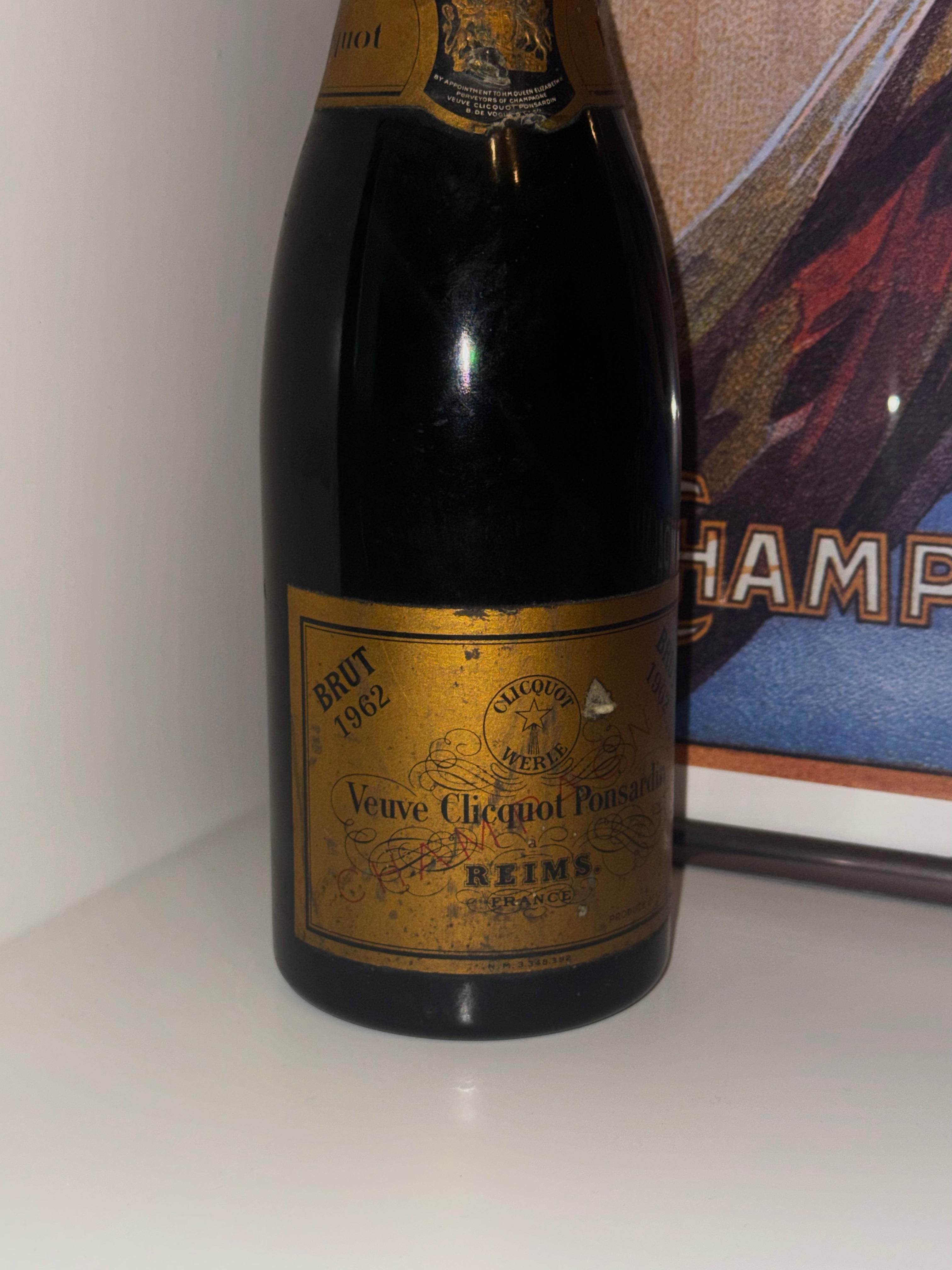 VEUVE CLICQUOT PONSARDIN VINTAGE 1962 BRUT 75 cL