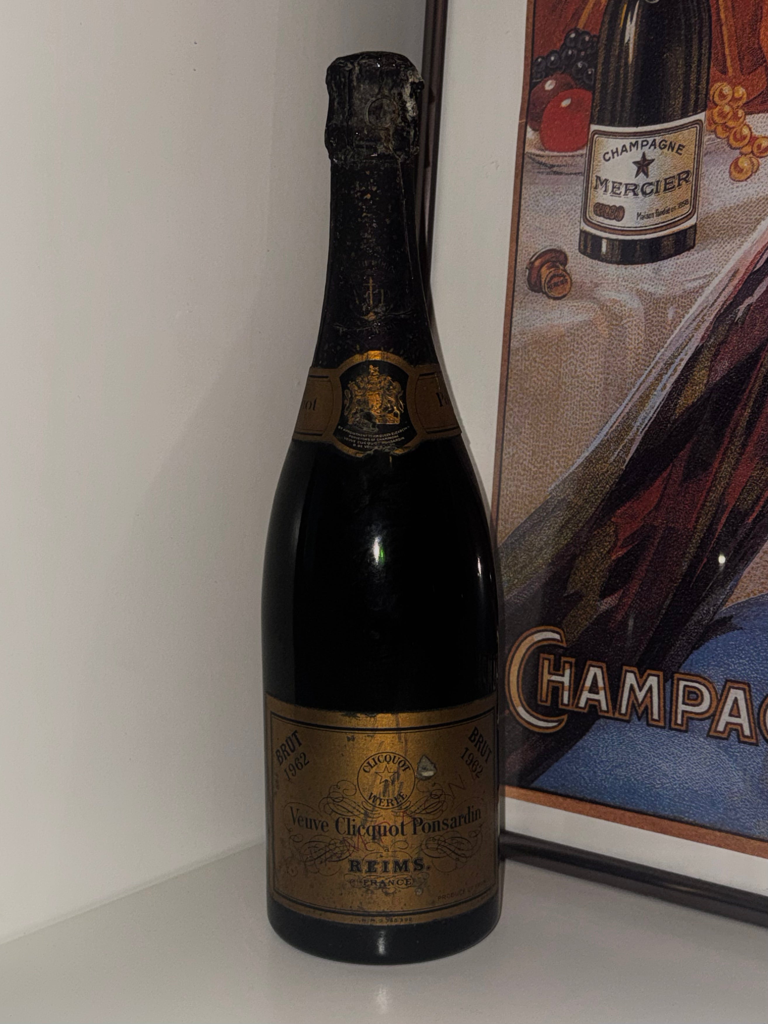 VEUVE CLICQUOT PONSARDIN VINTAGE 1962 BRUT 75 cL