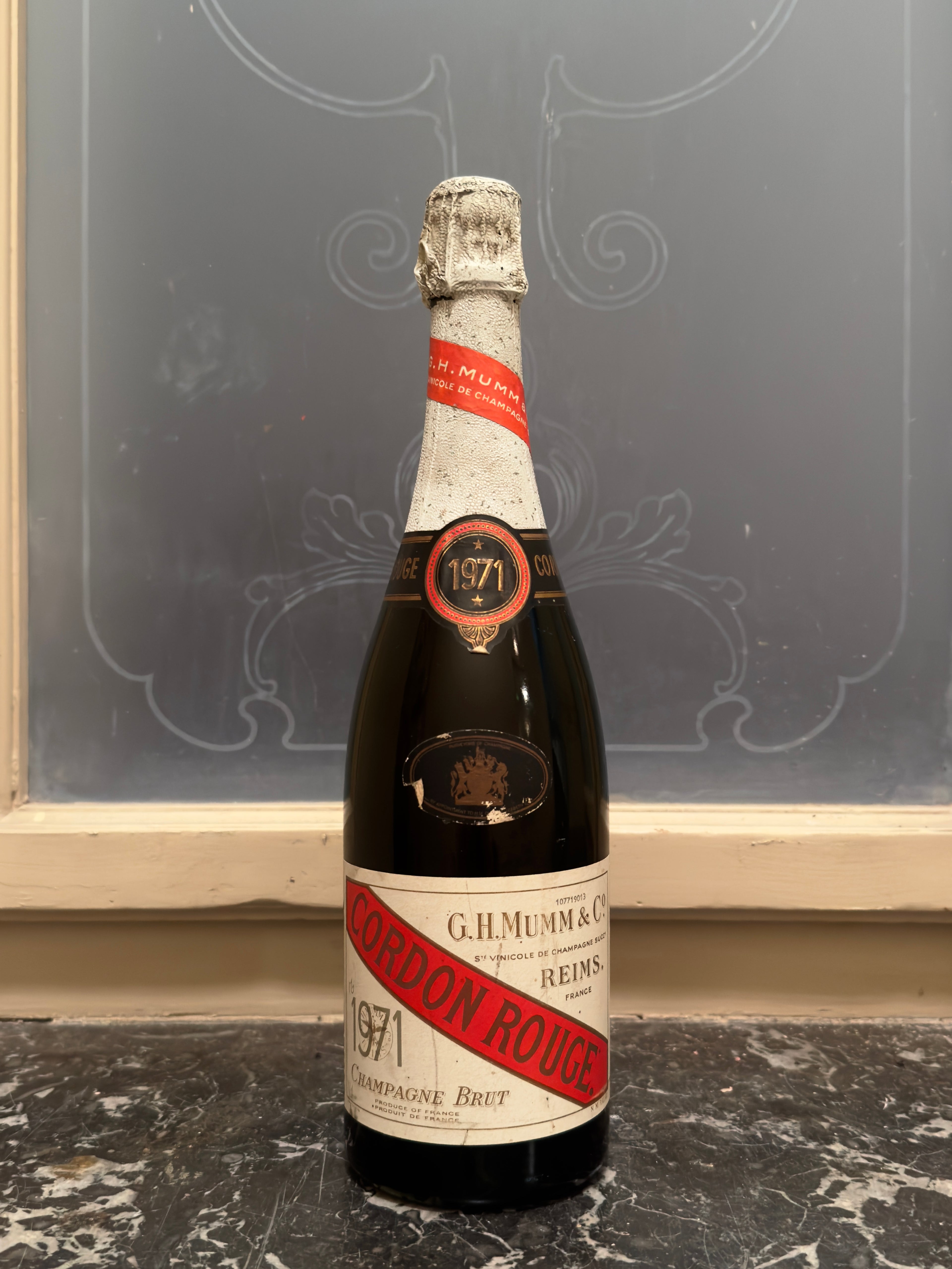 G.H.MUMM CORDON ROUGE 1971 BRUT 75 cL
