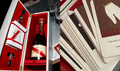 G.H.Mumm Cordon Rouge Brut Champagne Protocoles coffret 75 cL sada s hracími kartami 🃏