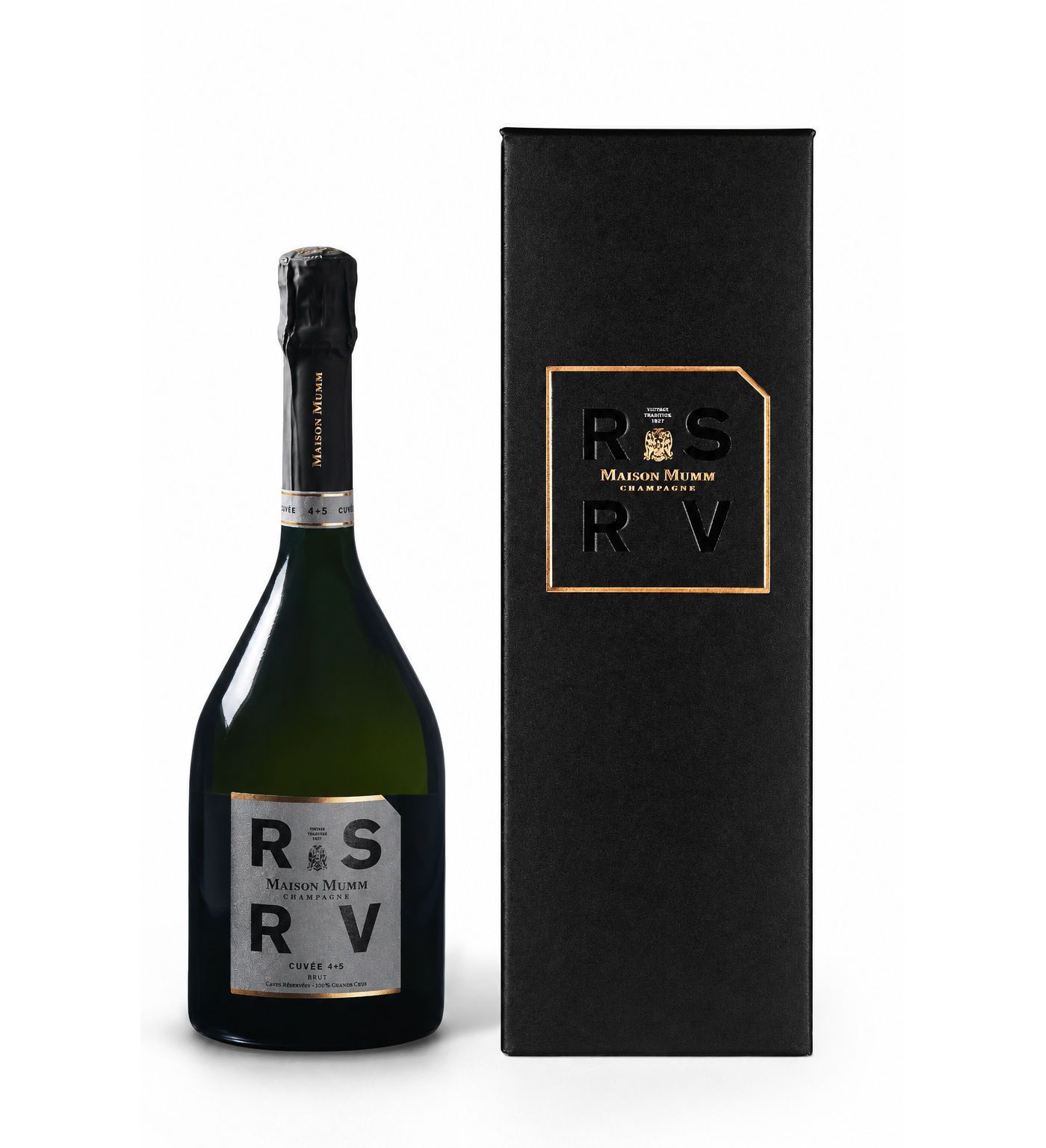 G.H.Mumm RSRV Cuvée 4.5 75 cL gift box, gift bag