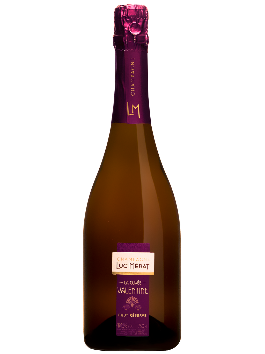 CHAMPAGNE LUC MÉRAT LA CUVÉE VALENTINE BRUT RÉSERVE 75 cL