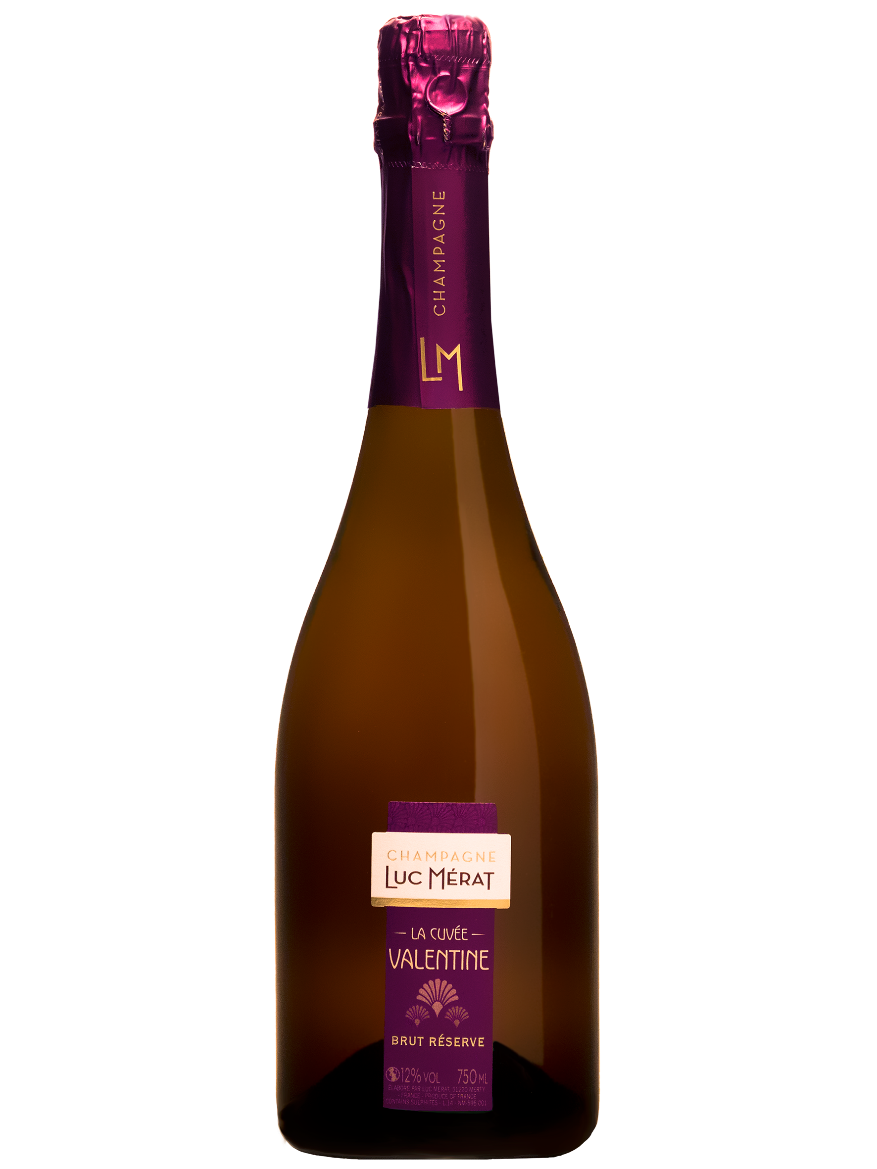 CHAMPAGNE LUC MÉRAT LA CUVÉE VALENTINE BRUT RÉSERVE 75 cL