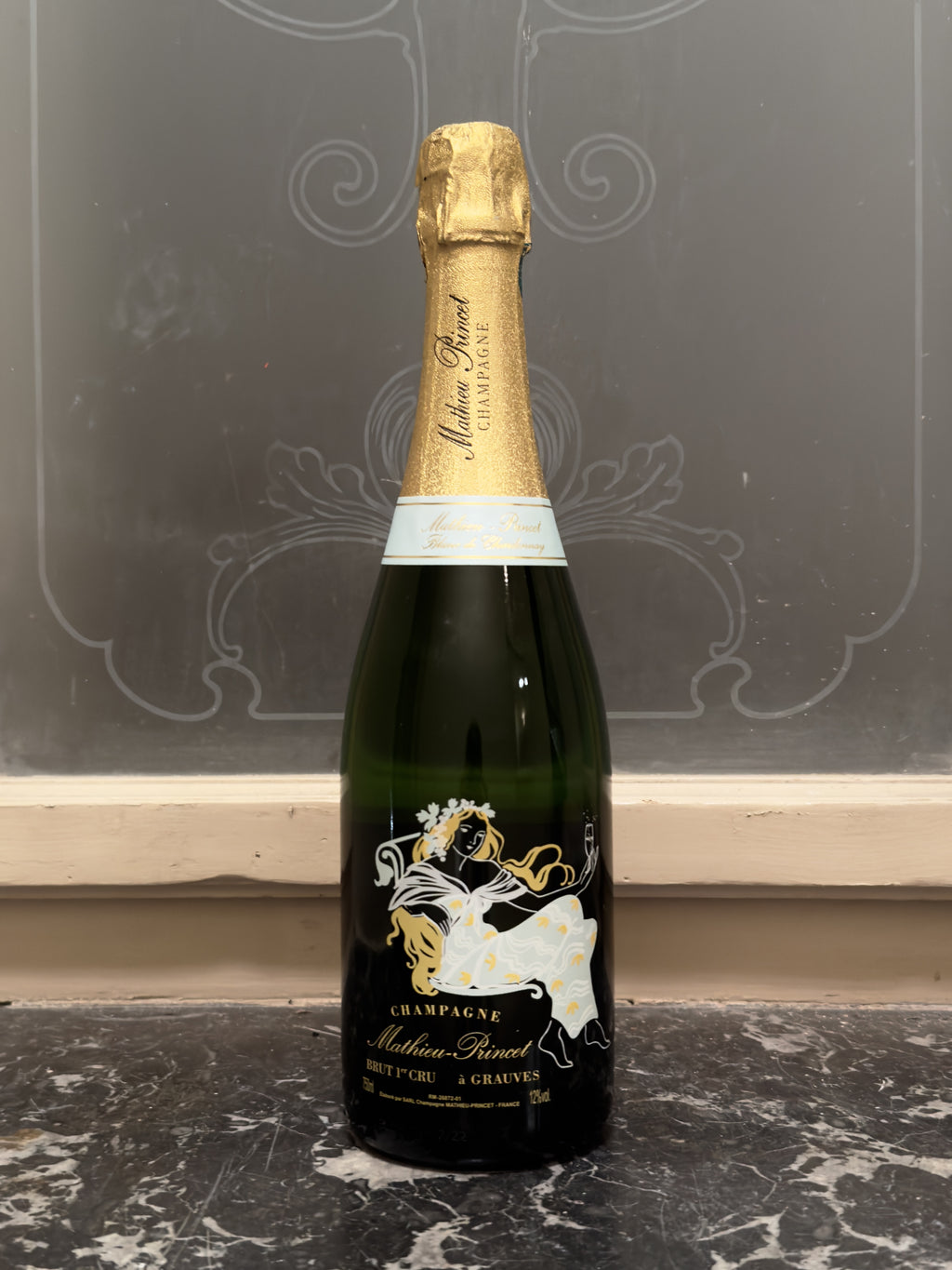 CHAMPAGNE MATHIEU-PRINCET BLANC DE CHARDONNAY BRUT 1ER CRU À GRAUVES 75 cL