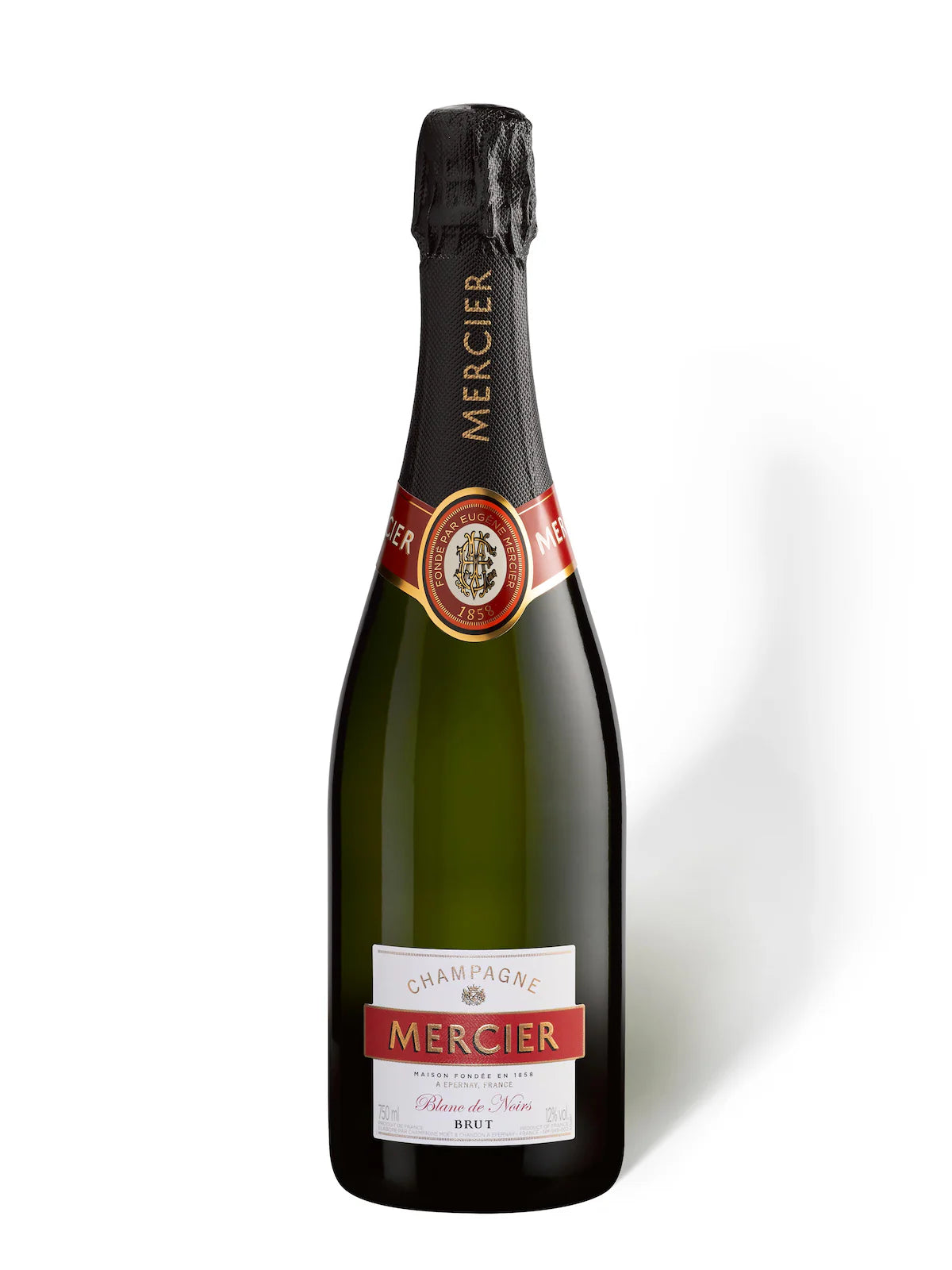 CHAMPAGNE MERCIER BLANC DE NOIRS BRUT 75 cL GIFT BAG