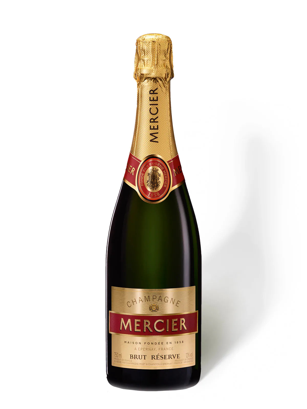 CHAMPAGNE MERCIER BRUT RÉSERVE 75 cL GIFT BAG