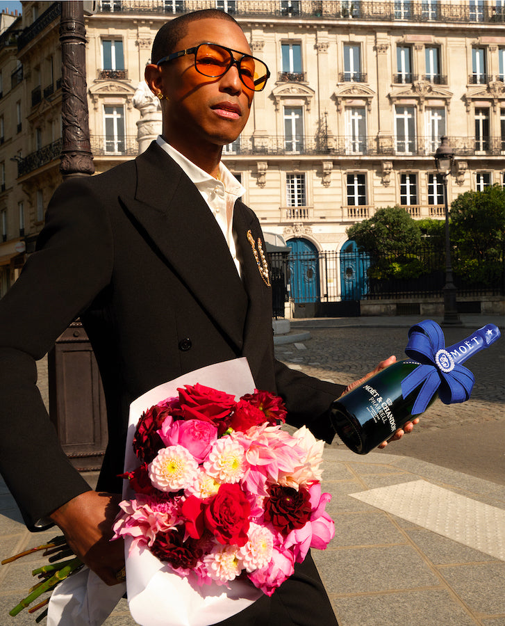 MOËT & CHANDON x PHARRELL WILLIAMS BRUT IMPÉRIAL BOW CREATION 150 cL GIFT BOX, GIFT BAG