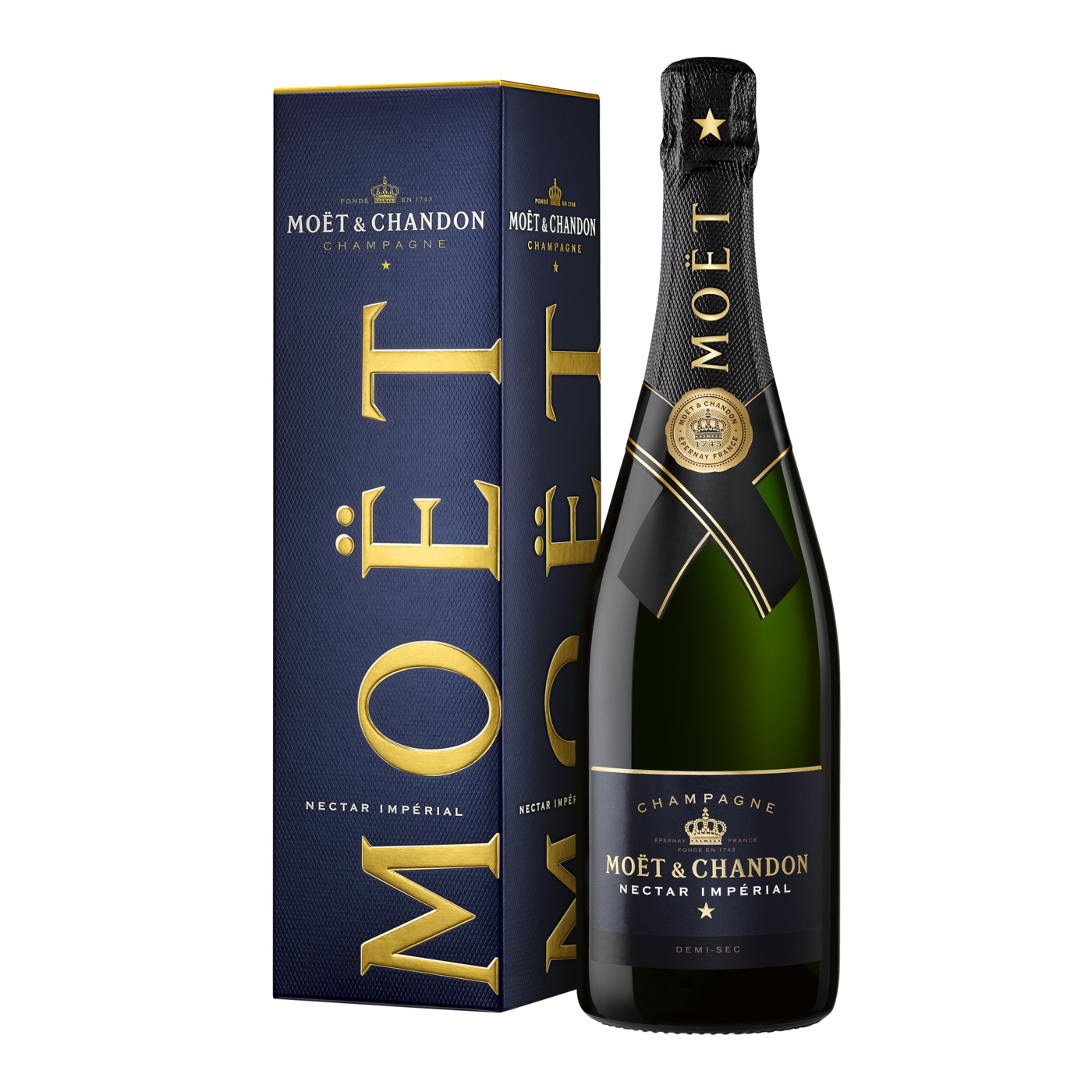 Moët & Chandon Nectar Impérial Demi-Sec 75 cL gift box