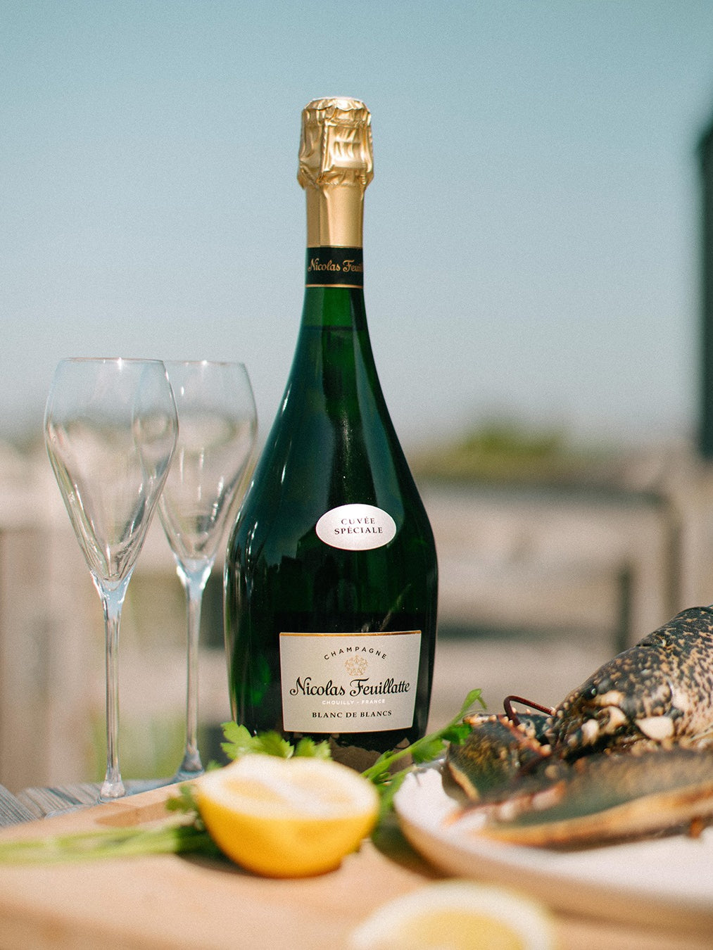 NICOLAS FEUILLATTE CUVÉE SPÉCIALE BRUT BLANC DE BLANCS 75 cL GIFT BOX