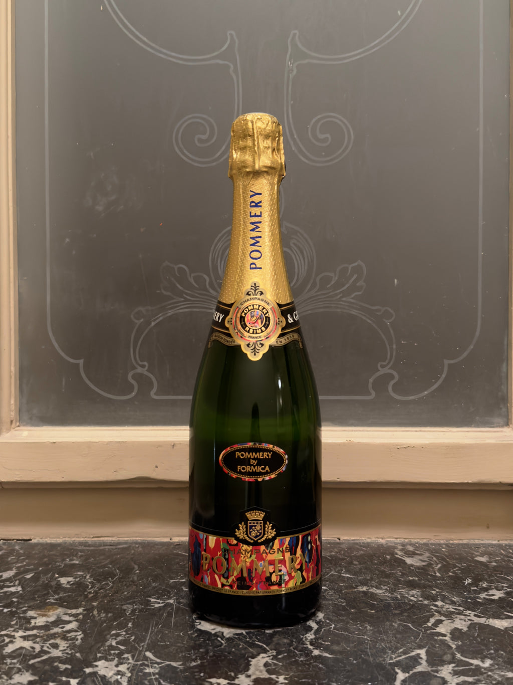 CHAMPAGNE POMMERY BY FORMICA BRUT ROYAL NOIR LIMITED EDITION 75 cL GIFT BAG