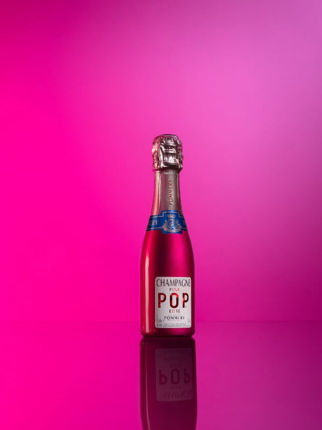 CHAMPAGNE POMMERY POP SINCE 1999 4 x 20 cL GIFT BOX, GIFT BAG
