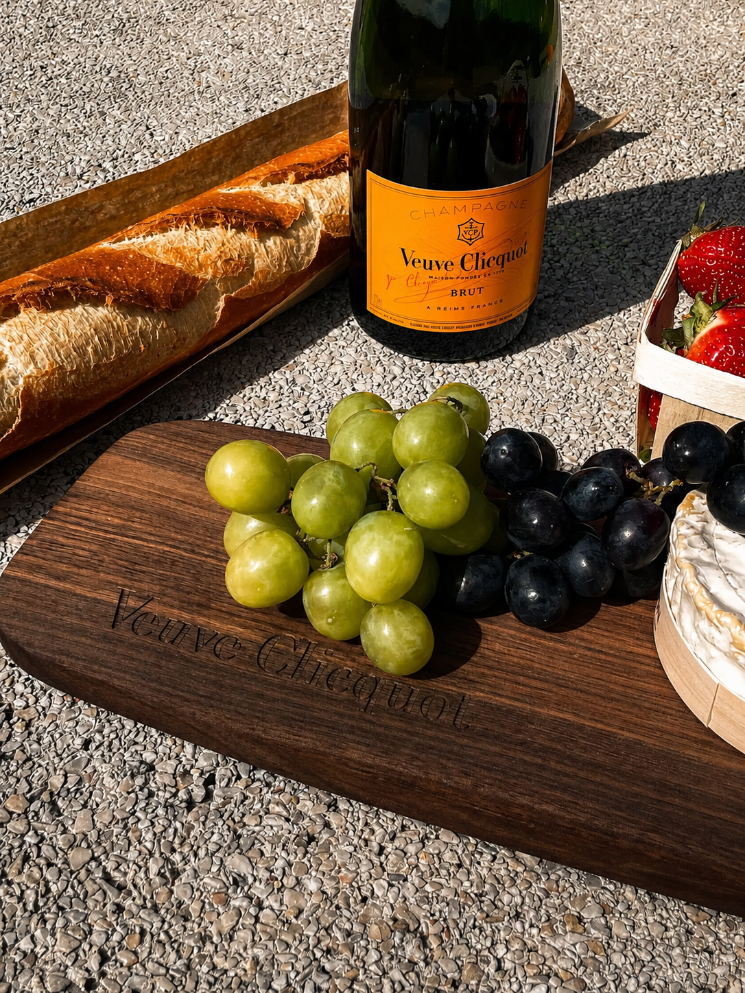 Veuve Clicquot Wood Cutting Board