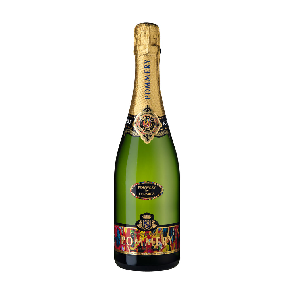CHAMPAGNE POMMERY BY FORMICA BRUT ROYAL NOIR LIMITED EDITION 75 cL GIFT BAG