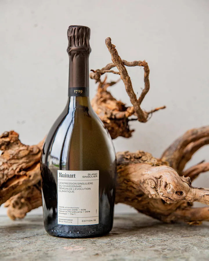 RUINART CHAMPAGNE BLANC SINGULIER BRUT NATURE EDITION 18 75 cL GIFT BAG