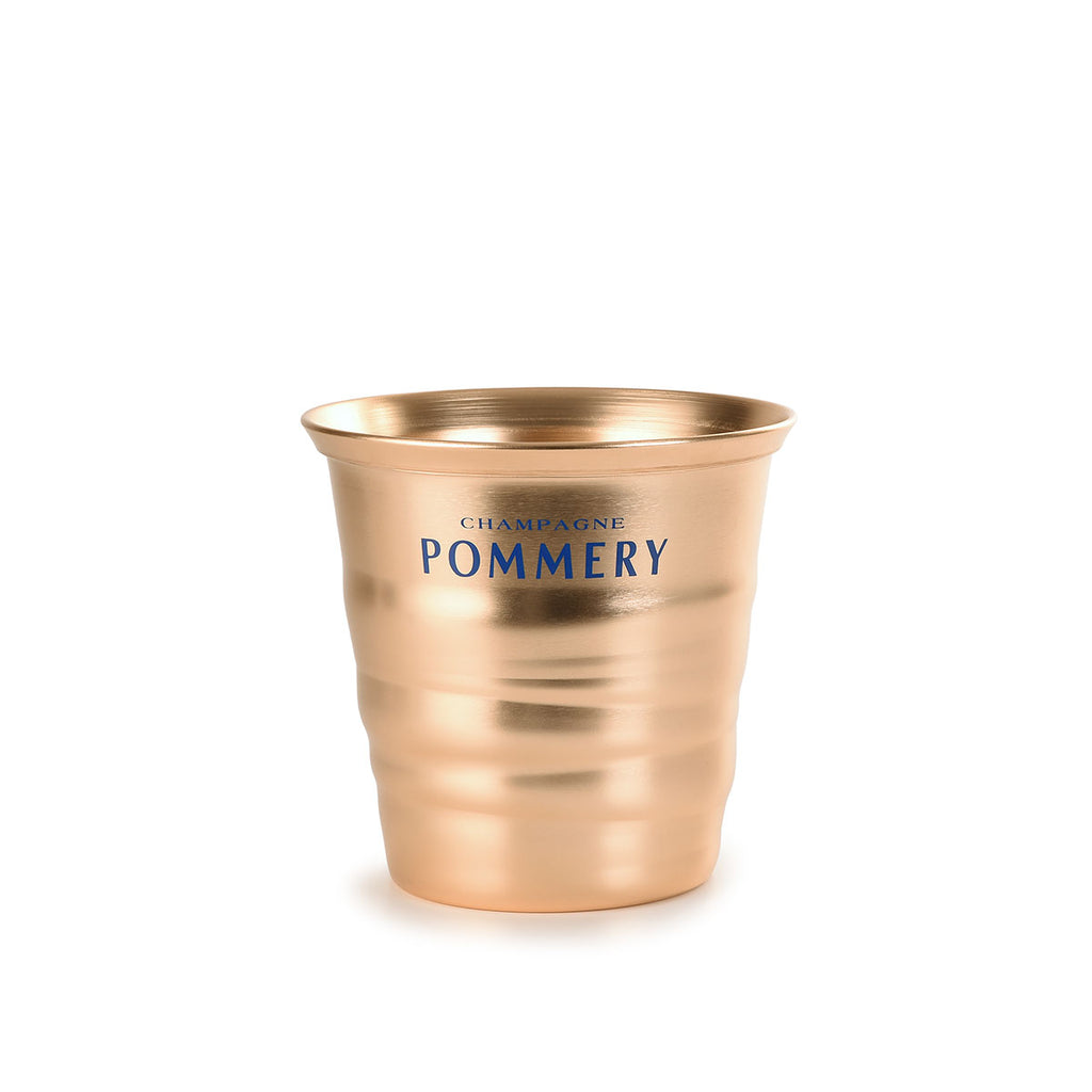 CHAMPAGNE POMMERY ICE BUCKET GOLD