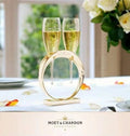 MOËT & CHANDON POMPONNE RING HOLDER WITH 2 POMPONNE GLASSES