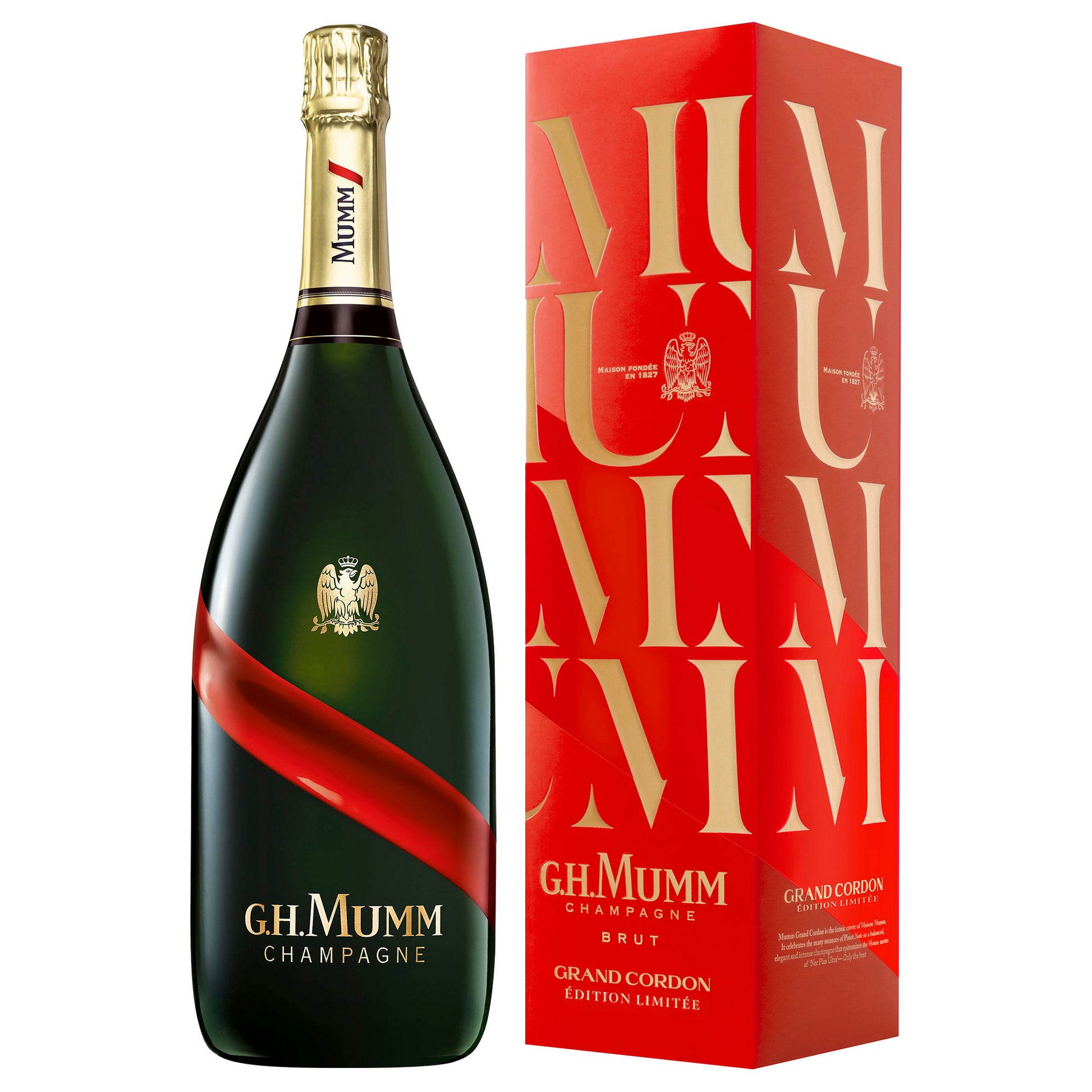 G.H.MUMM GRAND CORDON BRUT ÉDITION LIMITÉE 75 cL GIFT BOX