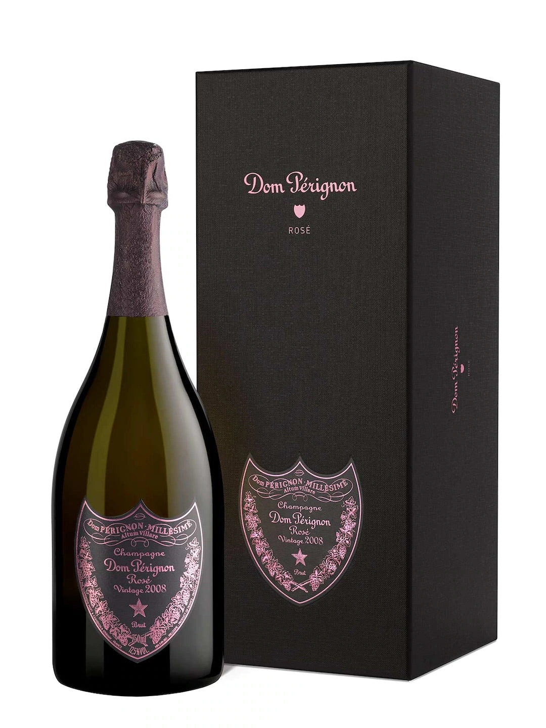 Dom Pérignon Millésime Brut Rosé Vintage 2008 75 cL gift box, gift bag