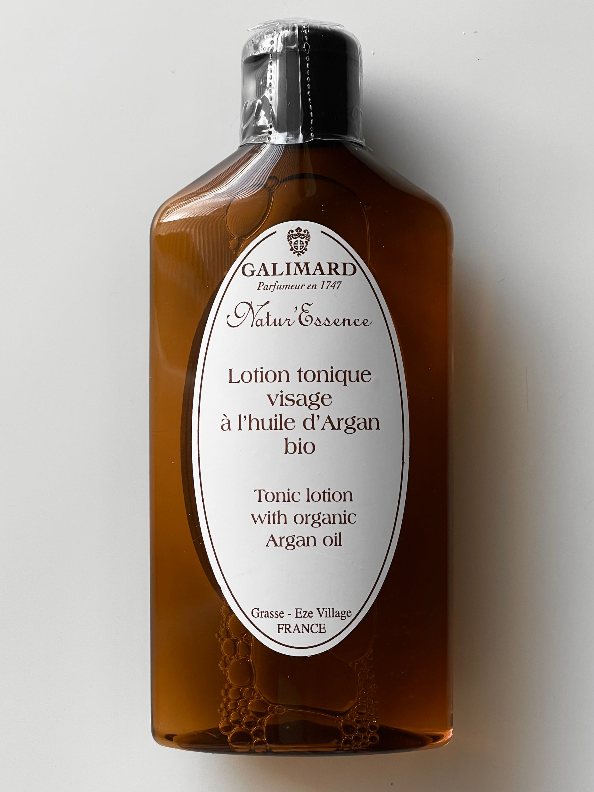 GALIMARD – LOTION TONIQUE VISAGE À L’HUILE D’ARGAN BIO – TONIC LOTION WITH ORGANIC ARGAN OIL 200 mL