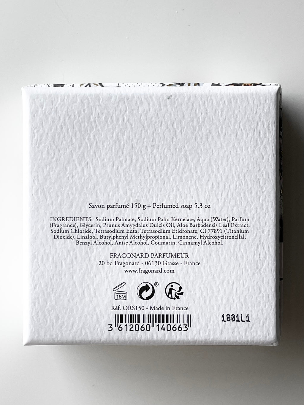 FRAGONARD – TOUT CE QUE J’AIME 150 g – pomerančovník