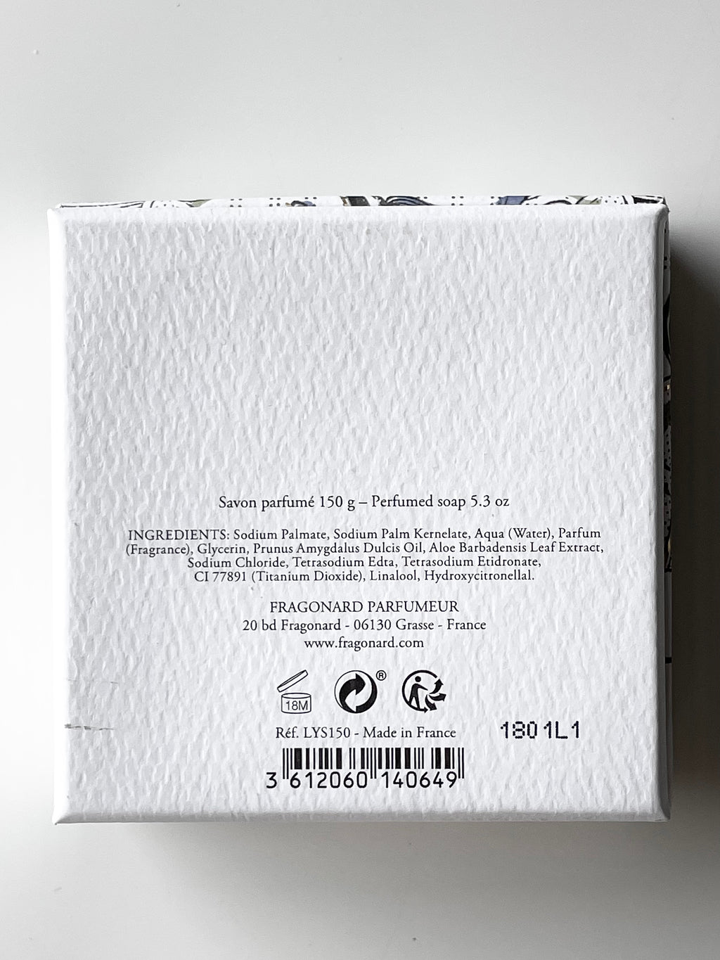 FRAGONARD – TOUT CE QUE J’AIME 150 g – lilie