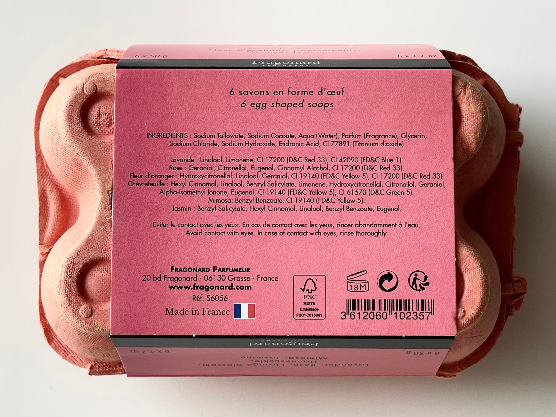 FRAGONARD – ROUGE 6 x 50 g