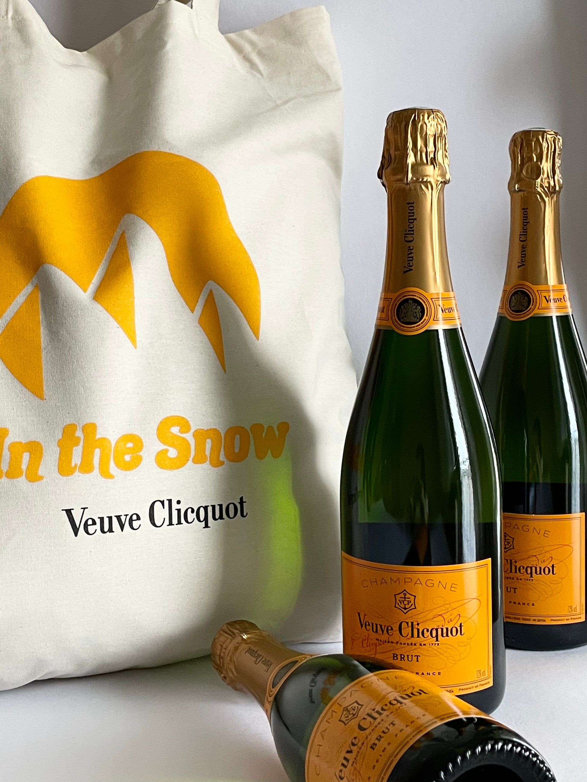 VEUVE CLICQUOT IN THE SNOW BAG