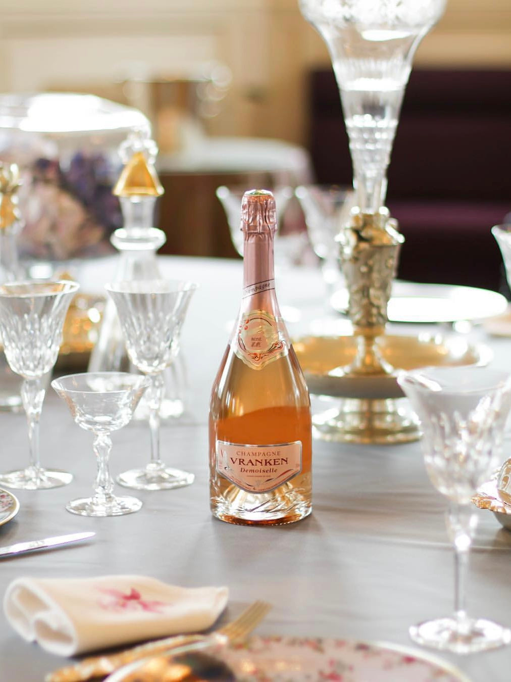 CHAMPAGNE VRANKEN DEMOISELLE ROSÉ E.O. BRUT 75 cL GIFT BOX