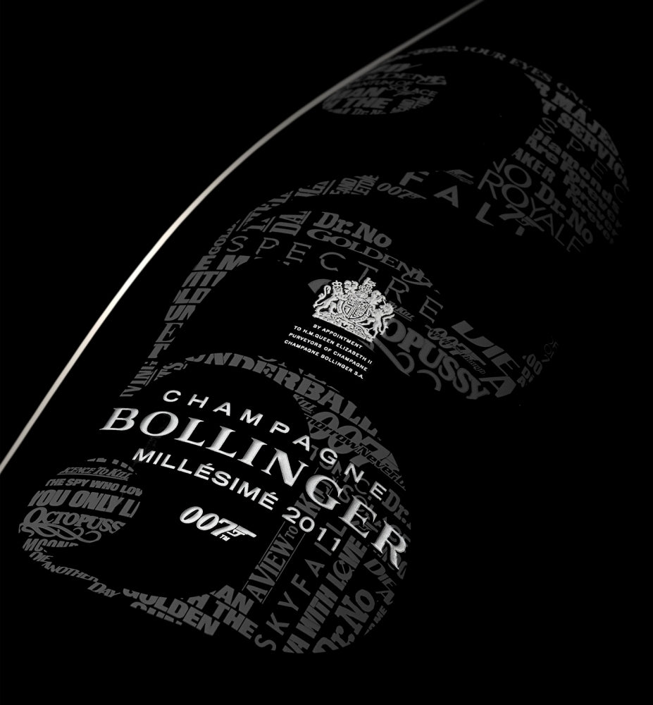 Bollinger 007 Brut Millésimé 2011 Limited Edition 75 cL gift bag