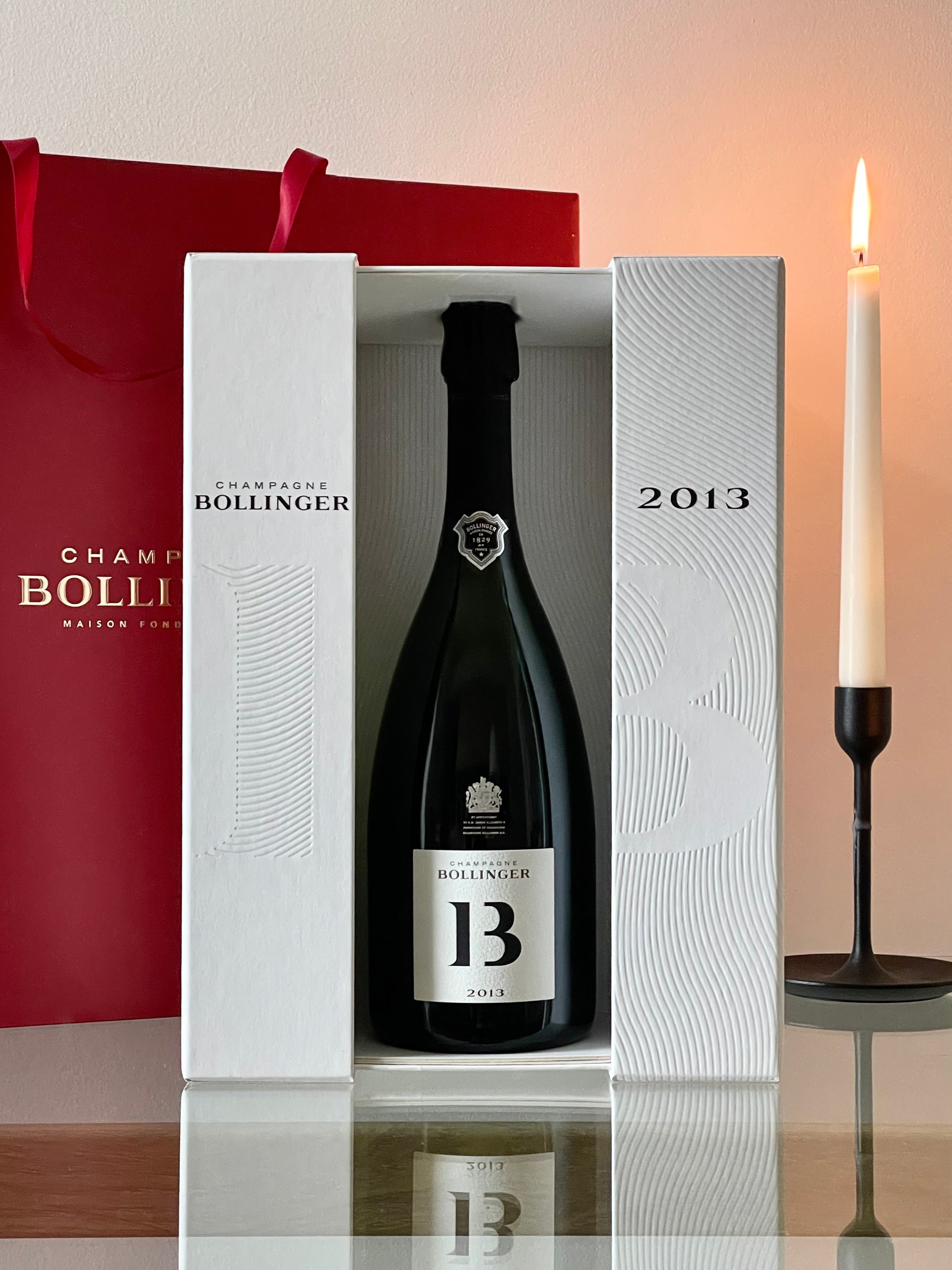 Bollinger B13 – Blanc de Noirs Brut 2013 75 cL gift box, gift bag
