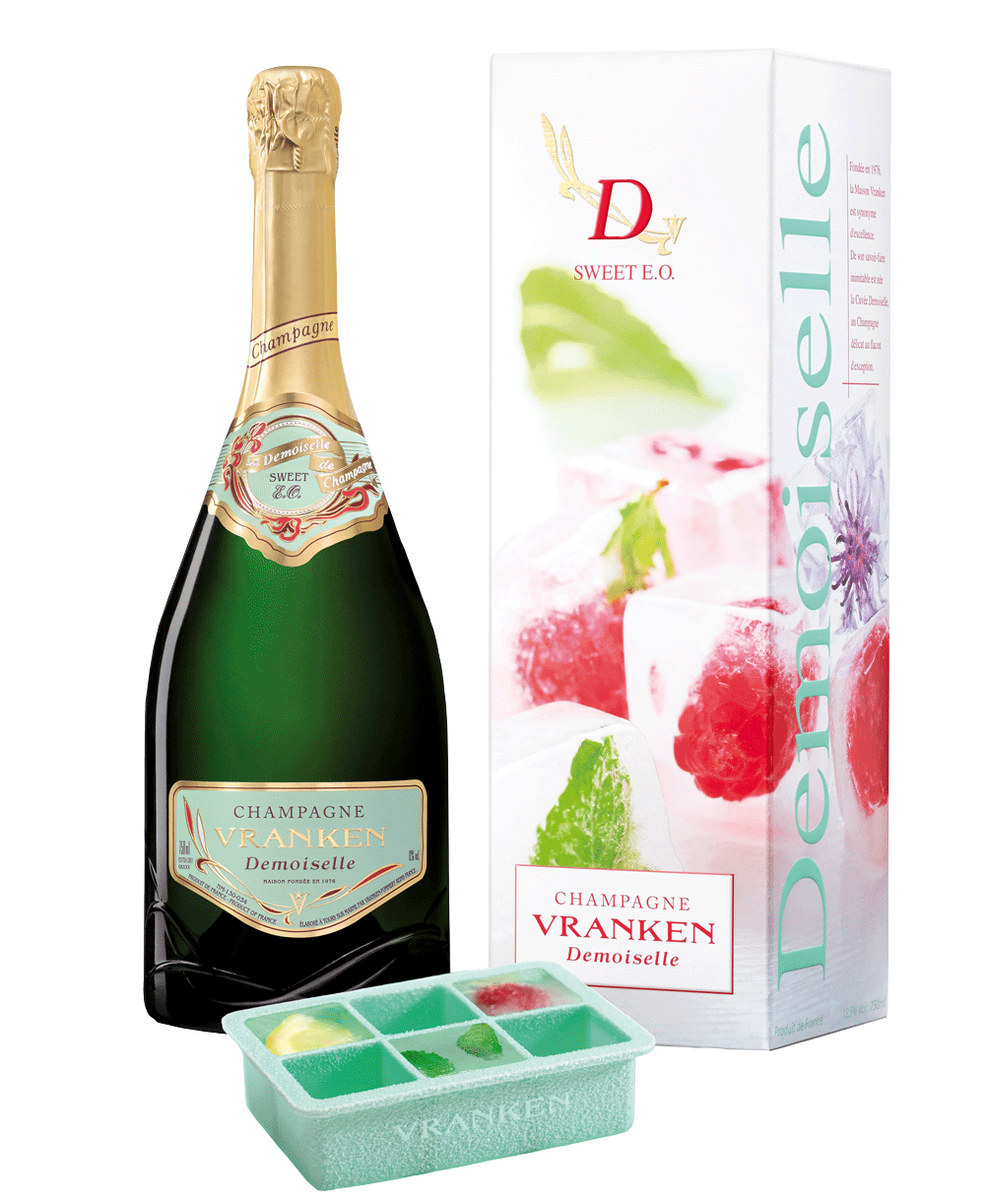 CHAMPAGNE VRANKEN DEMOISELLE SWEET E.O. SEC 75 cL GIFT BOX