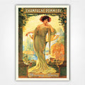 CHAMPAGNE POMMERY ART NOVEAU POSTER