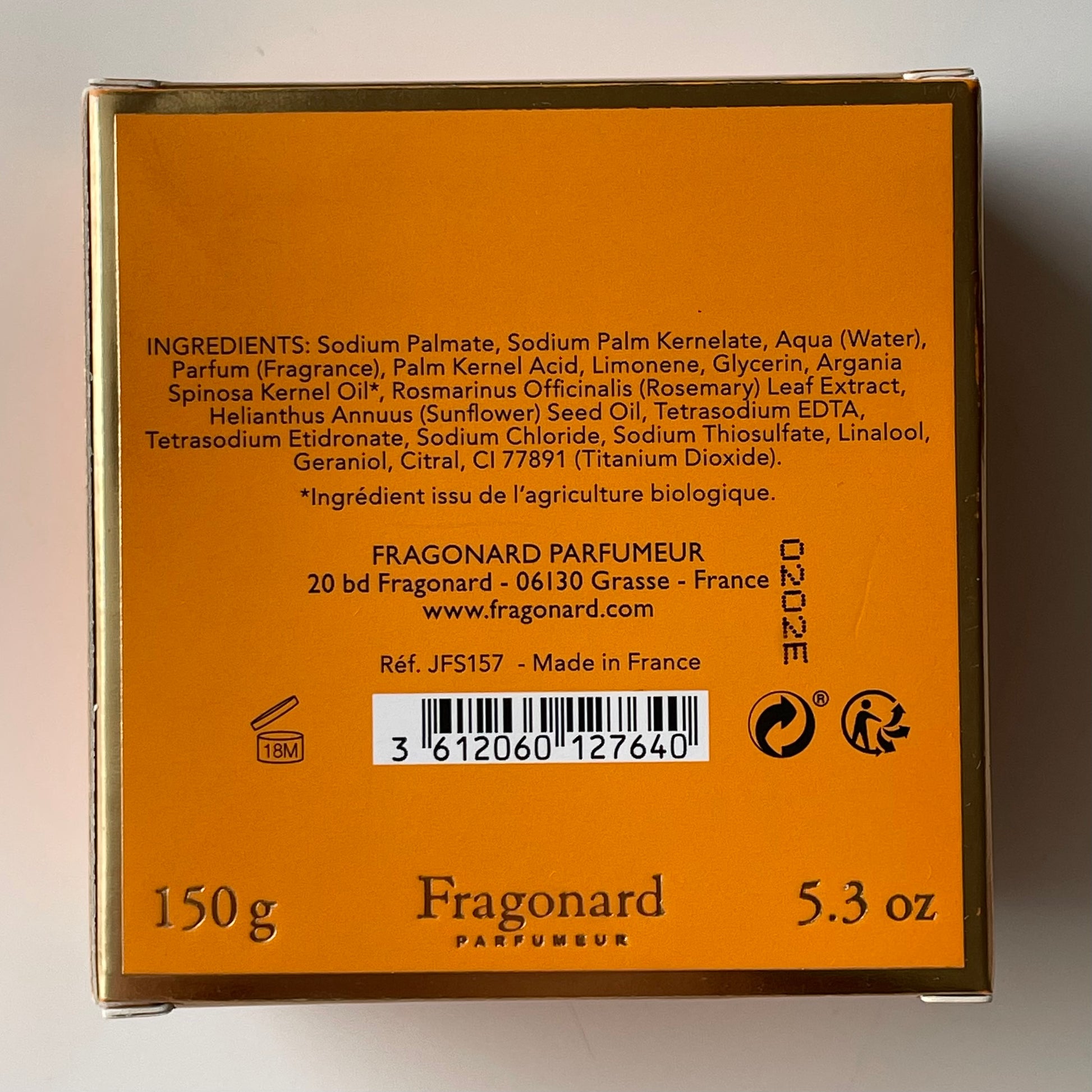 LE JARDIN DE FRAGONARD 150 g – jasmín