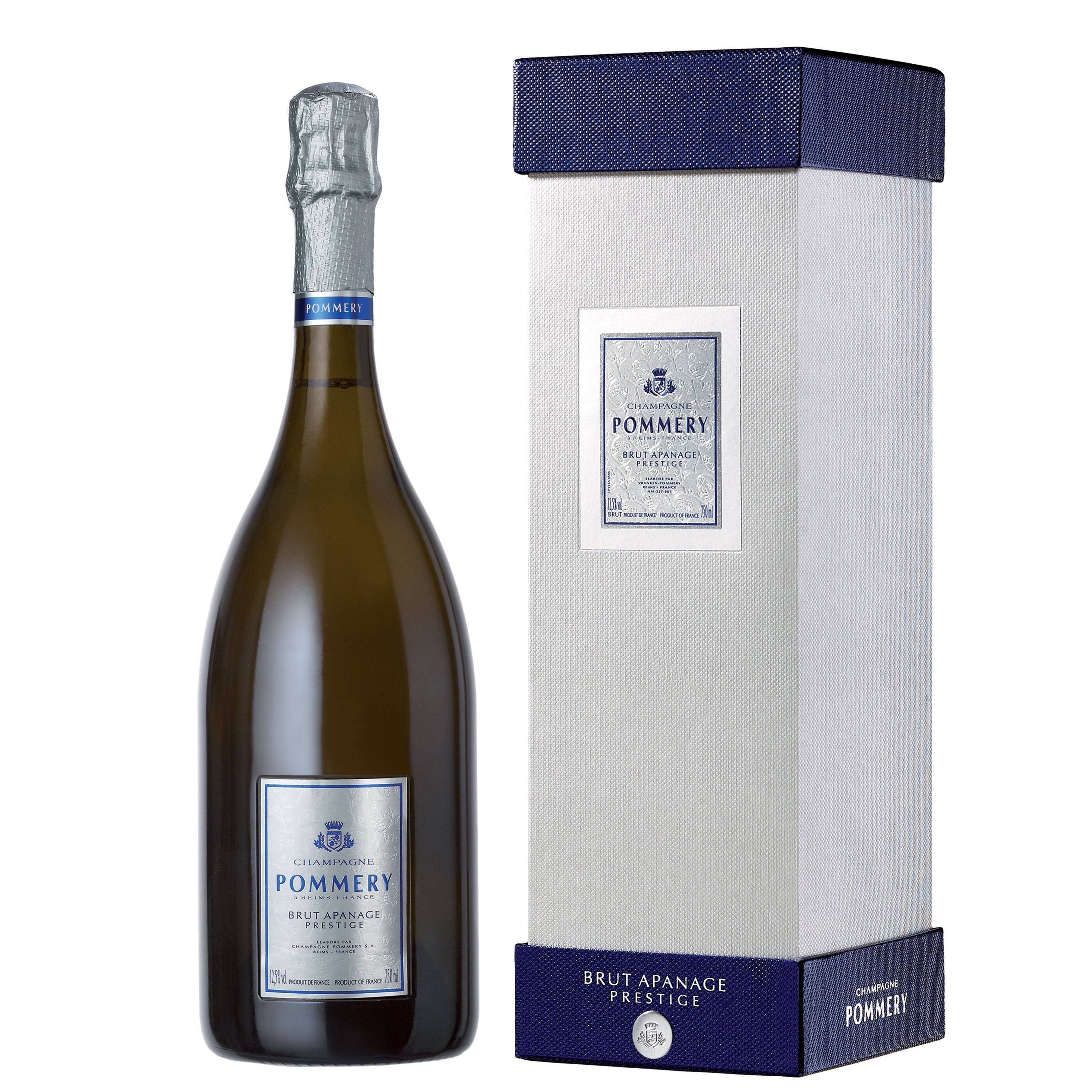CHAMPAGNE POMMERY BRUT APANAGE PRESTIGE 75 cL GIFT BOX